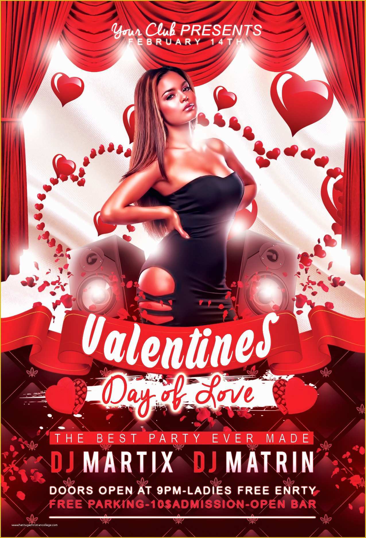 Valentine Flyer Template Free Of Valentine S Day Flyer Free Psd Template 2015 by