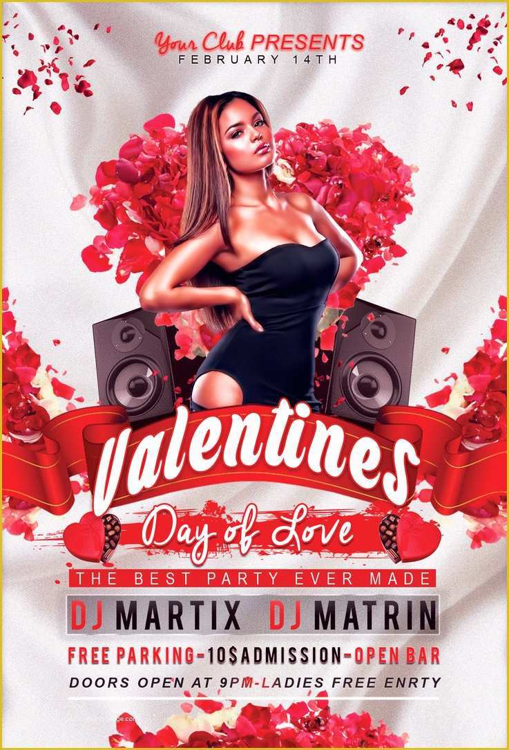 Valentine Flyer Template Free Of Valentine S Day Flyer V2 Free Psd Template by Klarensm