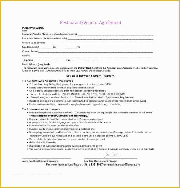 Vendor Agreement Template Free Of 25 Sample Vendor Agreement Templates Pdf Doc