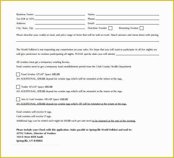 Vendor Agreement Template Free Of Vendor Contract Template 9 Download Free Documents In