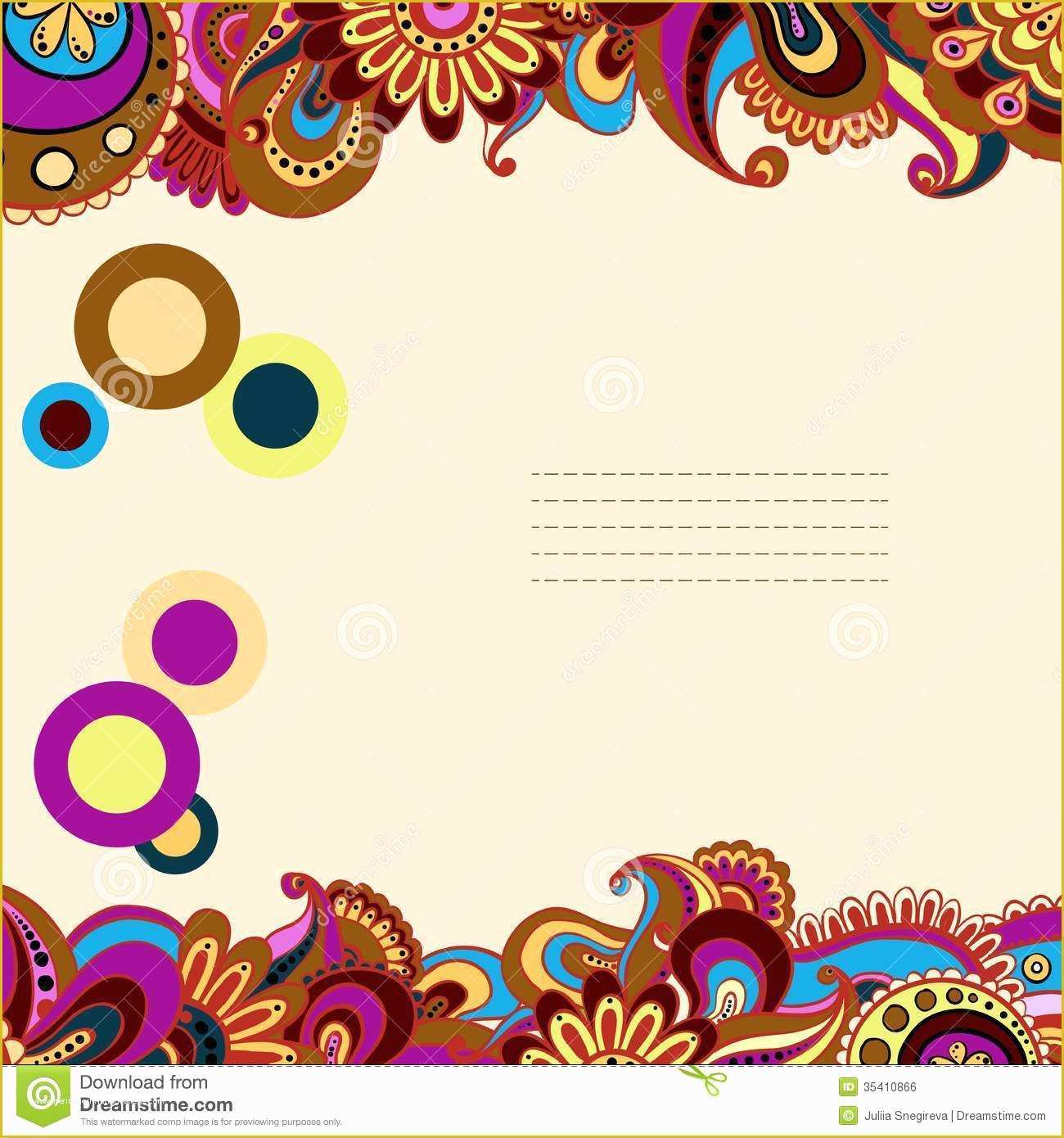 Video Background Template Free Download Of Vector Floral Decorative Background Royalty Free Stock