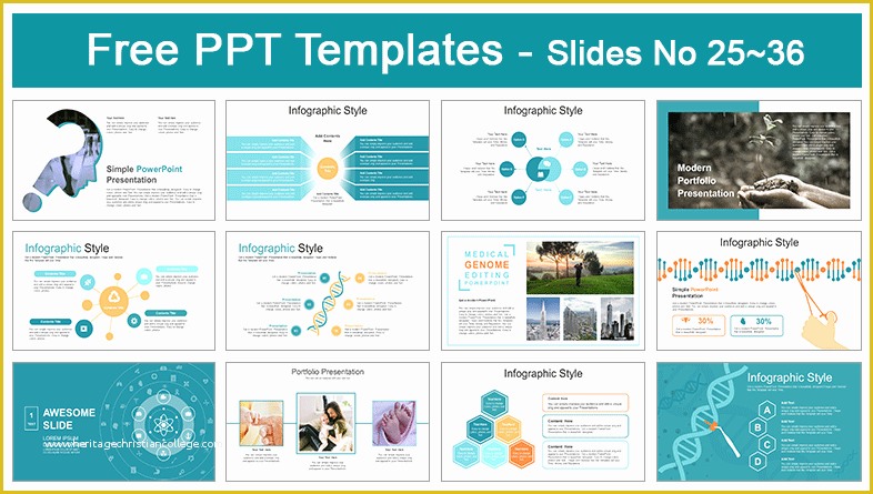 Video Editing Templates Free Download Of Genome Editing Medical Powerpoint Templates for Free