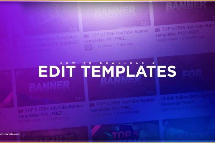 Video Editing Templates Free Download Of How to Download &amp; Edit My Banner Templates W Shop