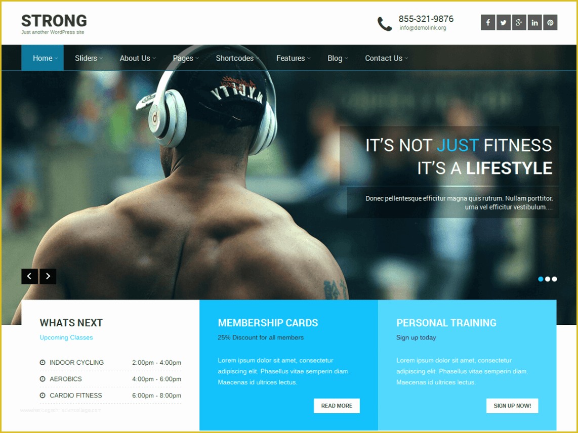 Video Gallery Website Template Free Download Of 10 Free Personal Training Wordpress themes 2017