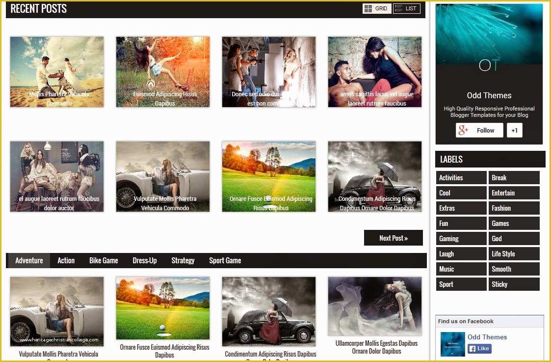 Video Gallery Website Template Free Download Of Fullbox Black Variant My Blogger themes