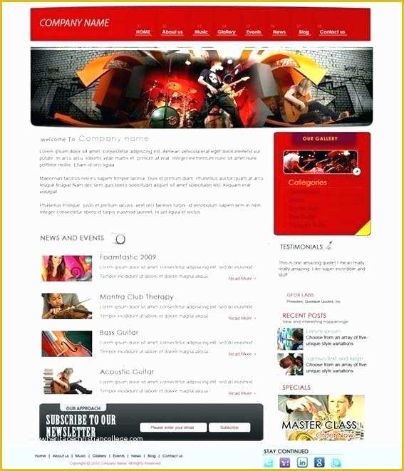 Video Gallery Website Template Free Download Of Mobile Website Templates Template Monster HTML5 Catchy