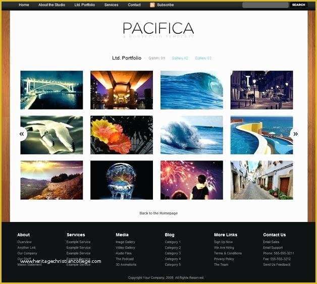 Video Gallery Website Template Free Download Of Photo Gallery Website Template – Hafer