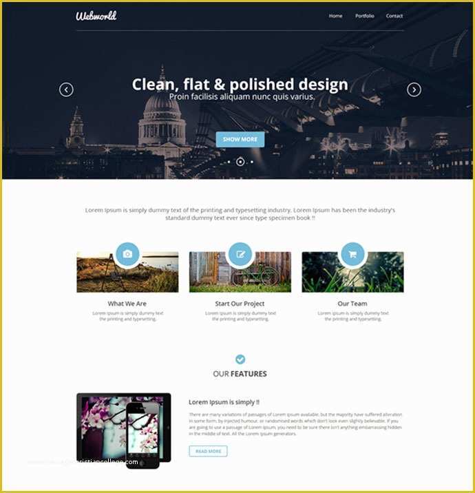 Video HTML Template Free Of 12 Free Modern Psd Website Templates