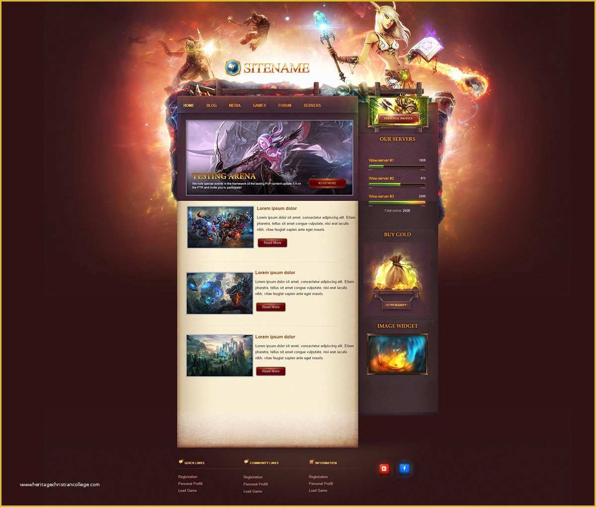 Video HTML Template Free Of Game Portal Wordpress theme