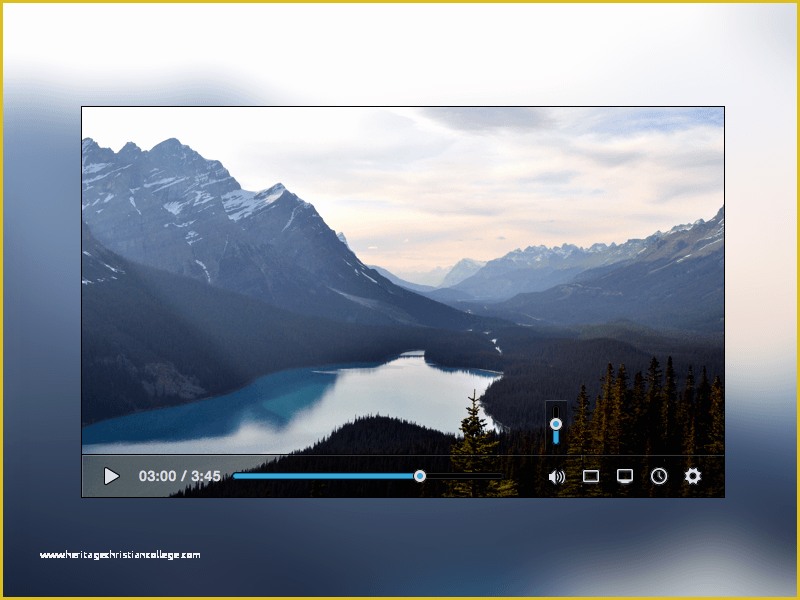 Video HTML Template Free Of Video Player Concept Sketch Freebie Download