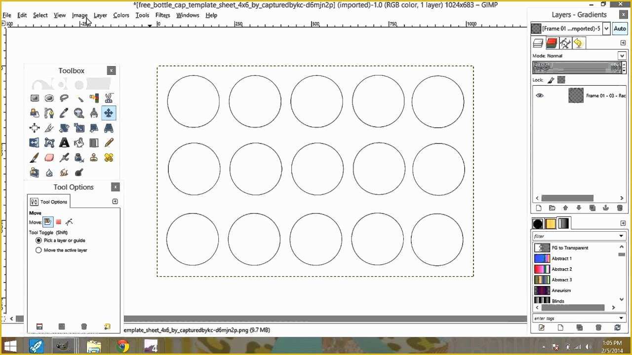 Video Template Maker Free Of How to Make A Bottle Cap Template