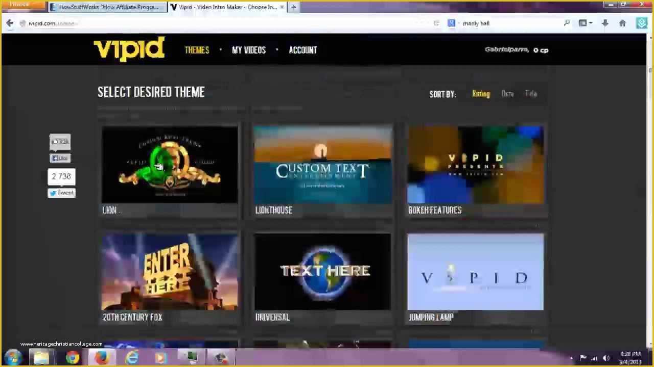 Video Template Maker Free Of Ivipid Intro Creator Overview and Video Previews Of All 36