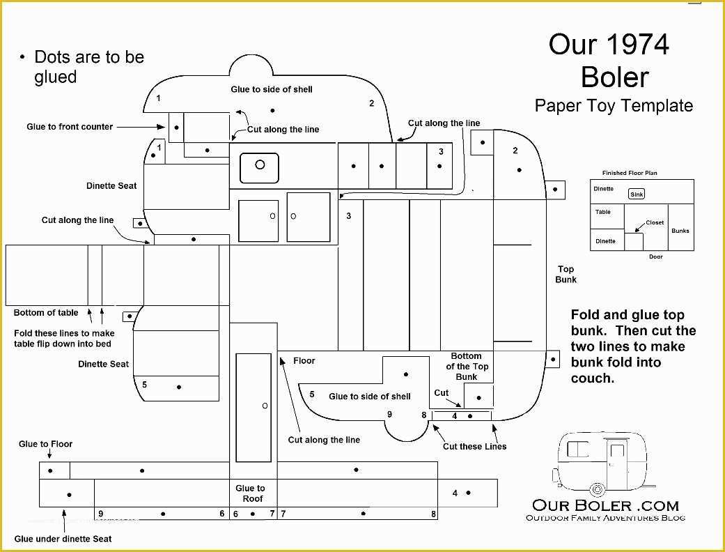 Video Trailer Templates Free Of Boler Trailer Paper toy Template Interior