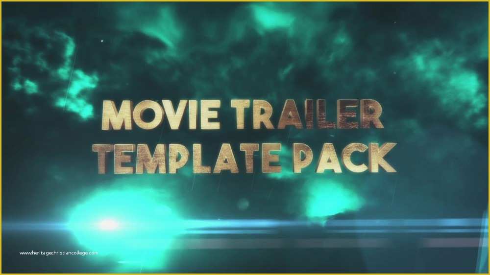 Video Trailer Templates Free Of Tempest Trailer Title Pack after Effects Template