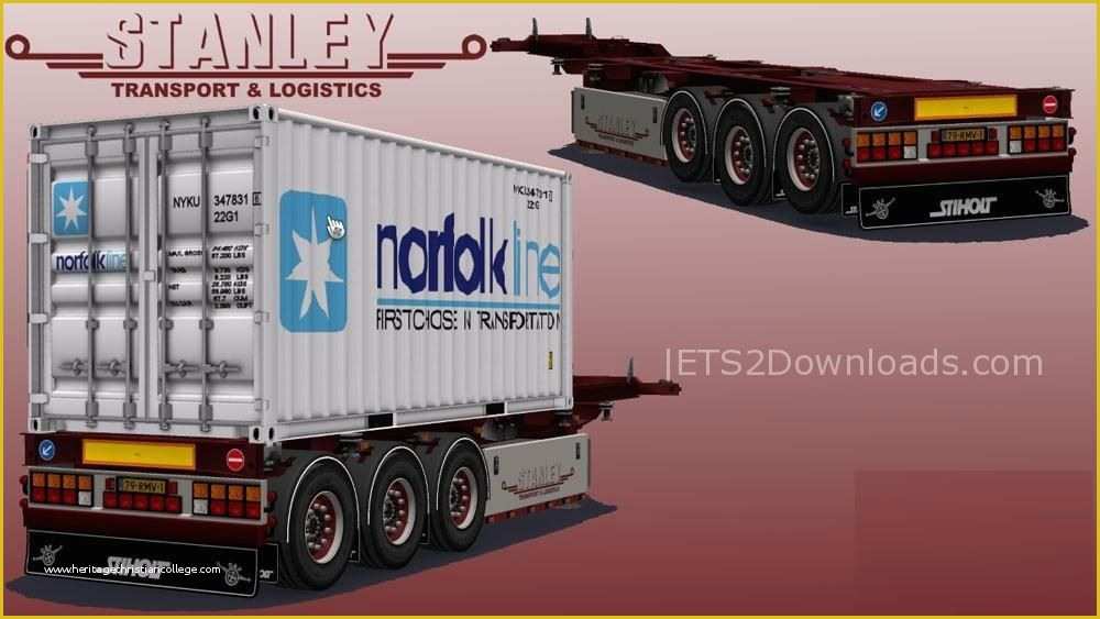Video Trailer Templates Free Of Trailer Pack by Stanley V1 3 Templates Euro Truck