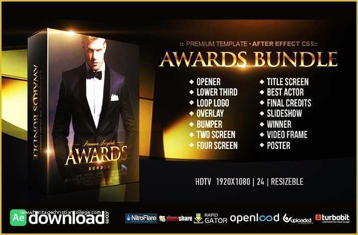 Videohive Free Templates Of Awards Bundle Free Download Videohive Template Free