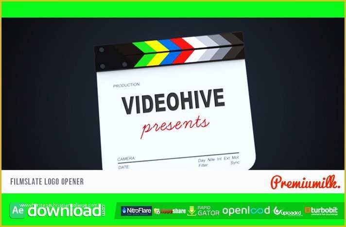 Videohive Free Templates Of Clapper Archives Free after Effects Template Videohive
