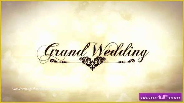 Videohive Free Templates Of Grand Wedding after Effects Project Videohive Free