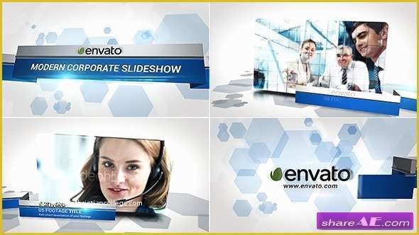 Videohive Free Templates Of Modern Corporate Slideshow after Effects Project