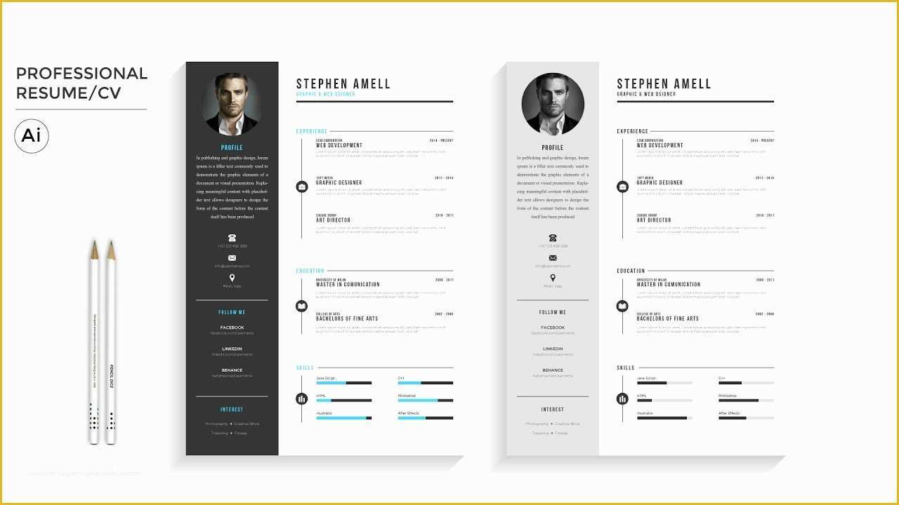 View Free Resume Templates Of Curriculum Vitae Professionale Free Template