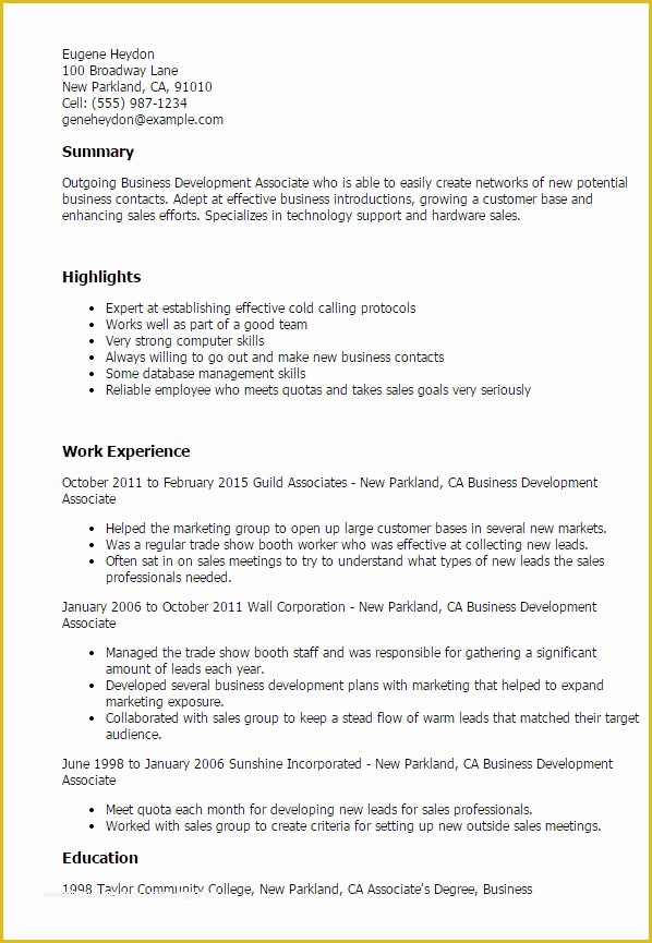 View Free Resume Templates Of Free Professional Resume Templates