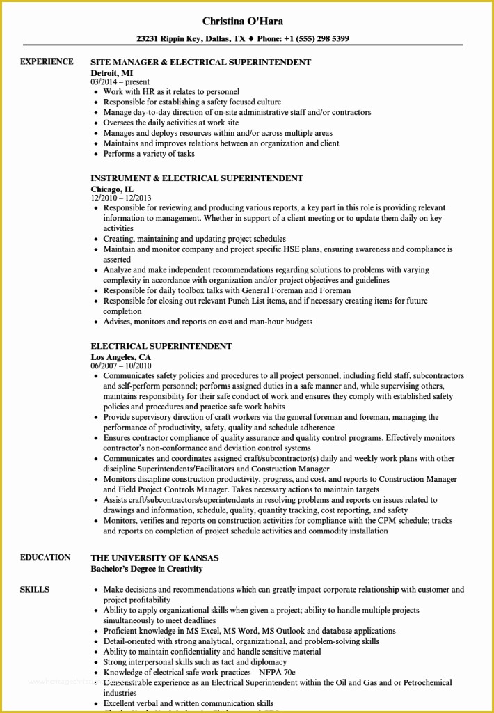 View Free Resume Templates Of School Superintendent Resume Template View Demo Account