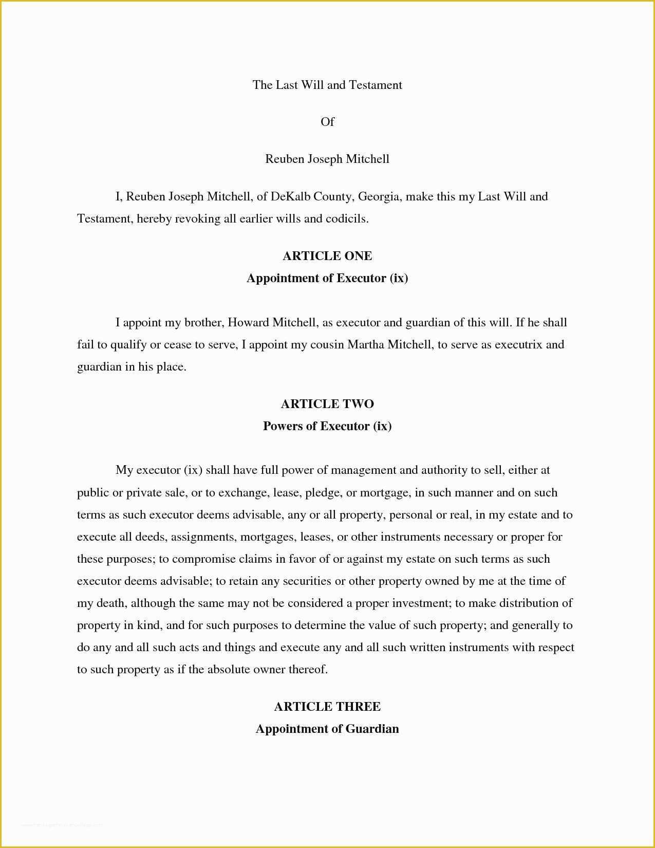 Virginia Last Will and Testament Free Template Of Elegant Last Will and Testament Sample Pdf Philippines
