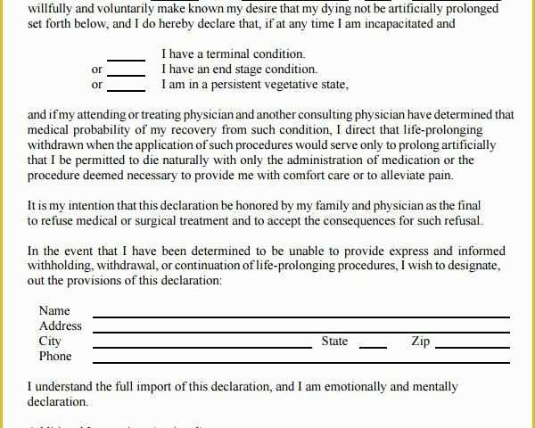 Virginia Last Will and Testament Free Template Of Living Will Template 8 Download Free Documents In Pdf