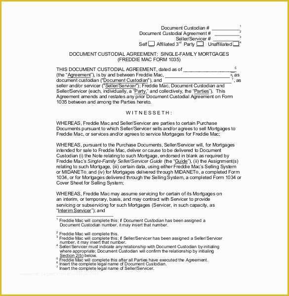 Visitation Agreement Template Free Of Custody Agreement Template – 10 Free Word Pdf Document