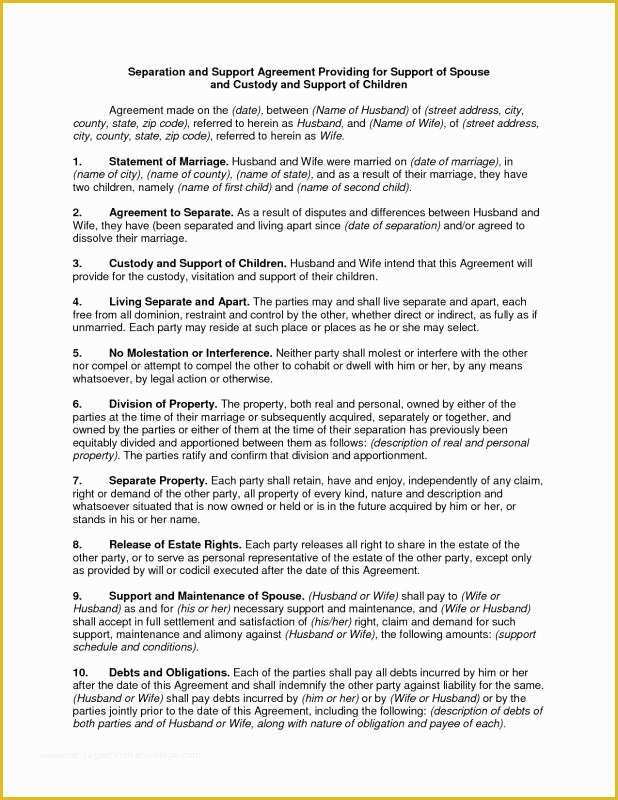 Visitation Agreement Template Free Of Custody Agreement Template