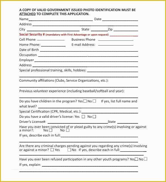 Volunteer Application form Template Free Of Volunteer Registration form Template Conference Church