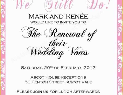 Vow Renewal Invitation Templates Free Of 8 Best Vow Renewal Invitations Images On Pinterest