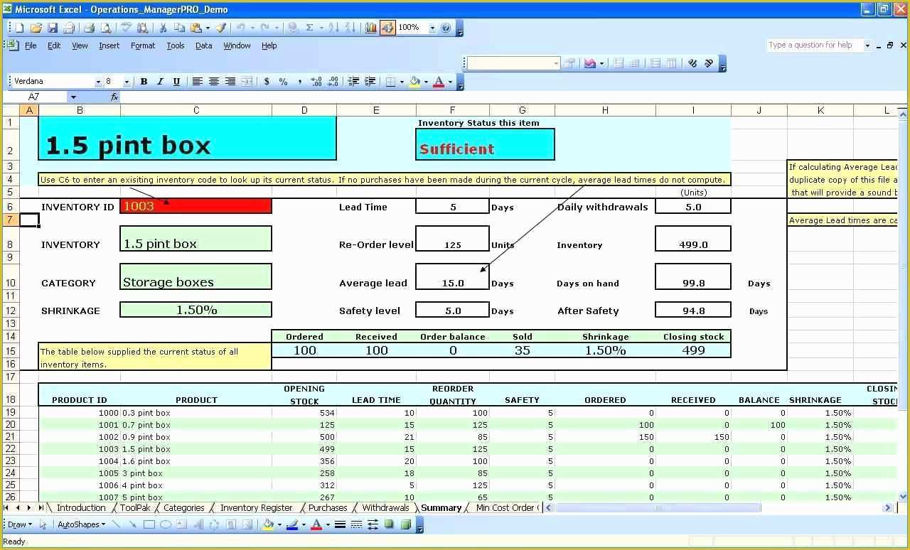 Warehouse Inventory Excel Template Free Download Of Great Ideas Warehouse Inventory Excel Template Free