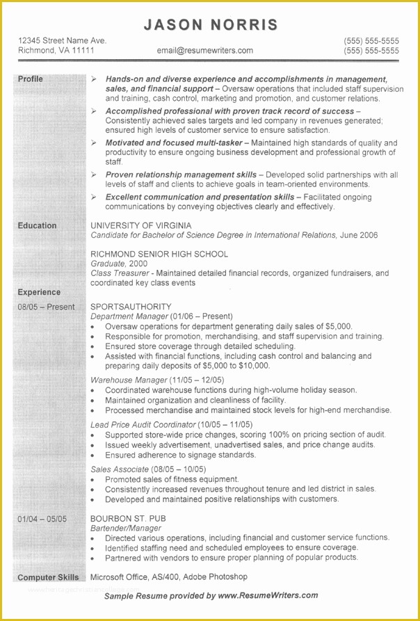 Warehouse Manager Resume Template Free Of Warehouse Manager Resume Managnment Resume Examples