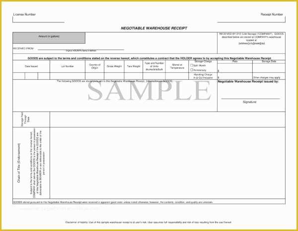 Warehouse Receipt Template Free Of 10 Goods Receipt Templates – Pdf Word Excel