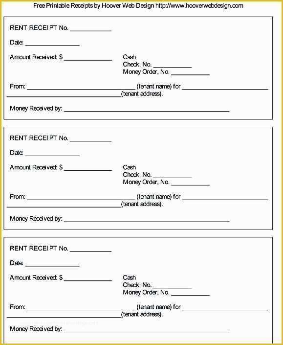 Warehouse Receipt Template Free Of Printable Rent Receipts Free Rent Receipt Template and