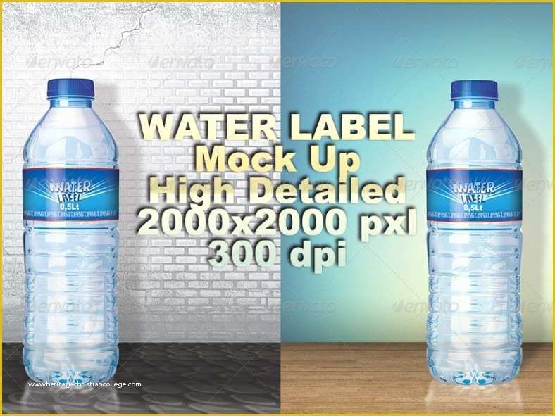 Water Bottle Template Free Of 25 Water Bottle Label Templates Free Sample Example