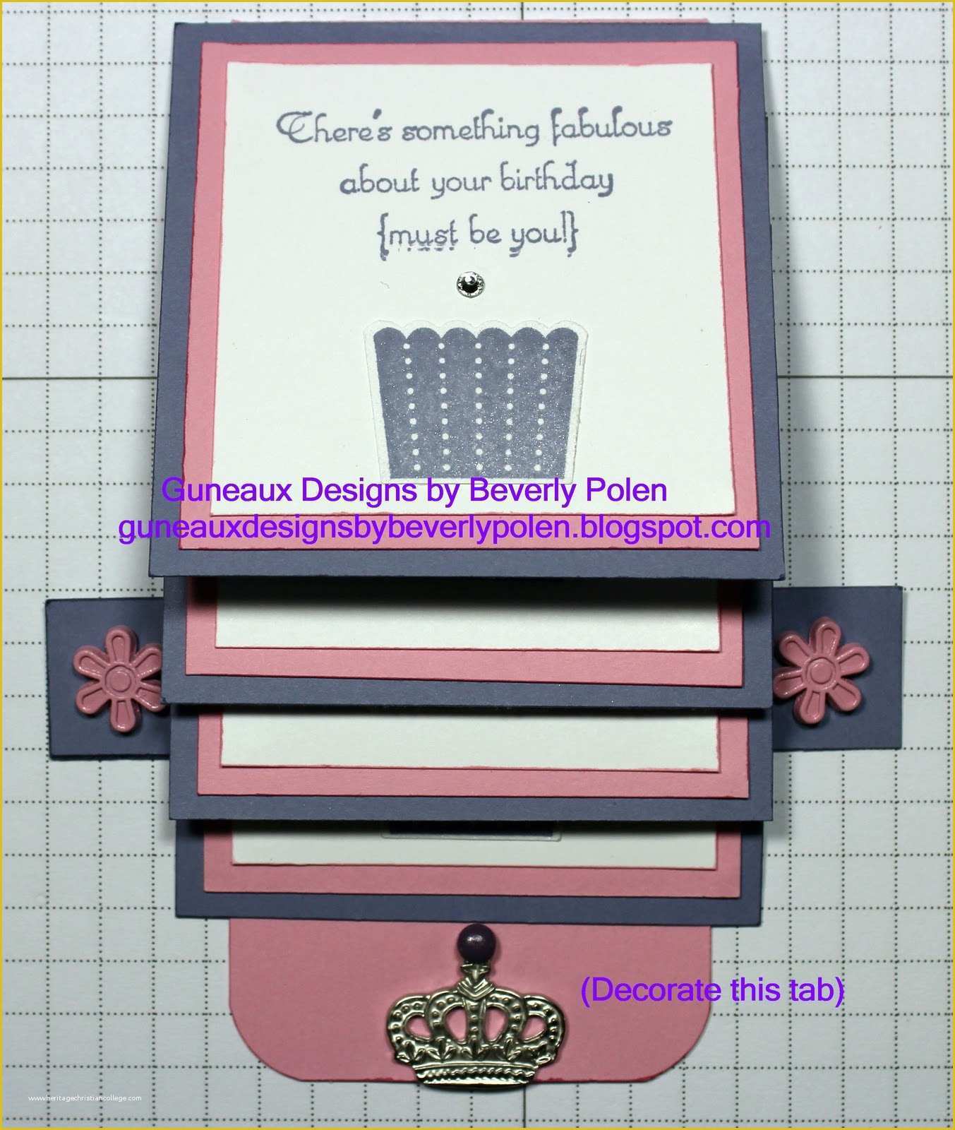 Waterfall Card Template Free Of Guneaux Designs by Beverly Polen How to Make A Waterfall