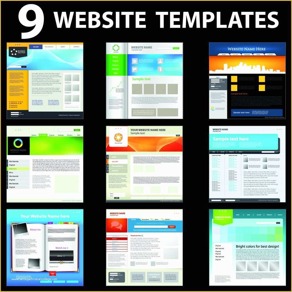 Web Design Templates Free Of Website Design Templates