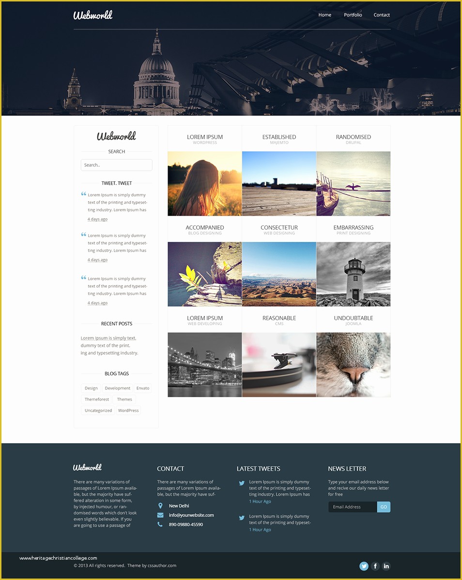 Web Design Templates Free Of Website Design Templates