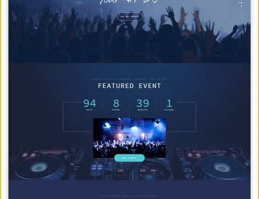 Web Developer Website Template Free Of Free Music Website Template