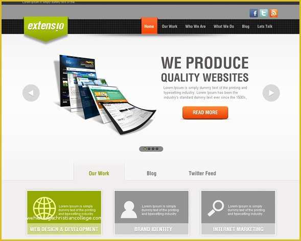 Web Developer Website Template Free Of Web Development Psd Template Free Psd Website Templates