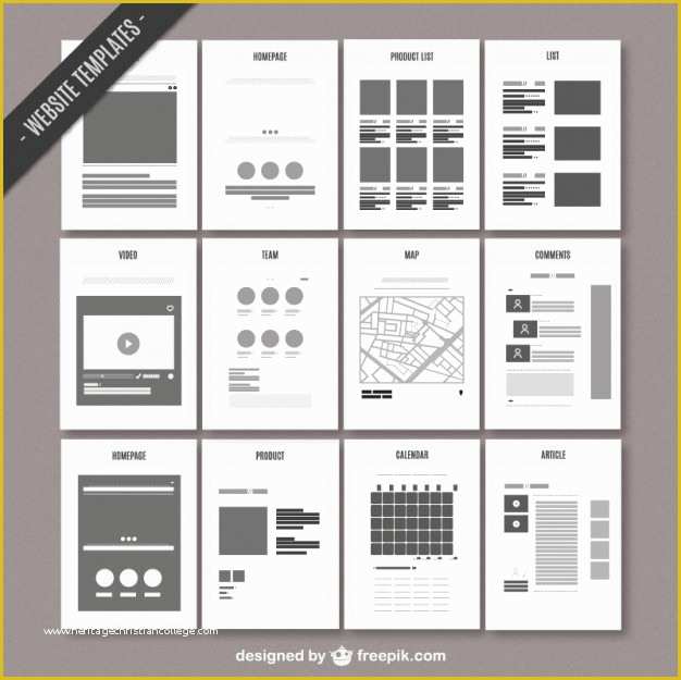 Website Map Template Free Of Website Map Template Vector