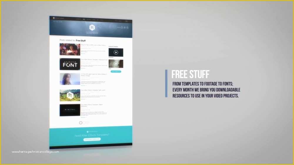 Website Promo after Effects Template Free Of after Effect Free Template Website Website after Effects
