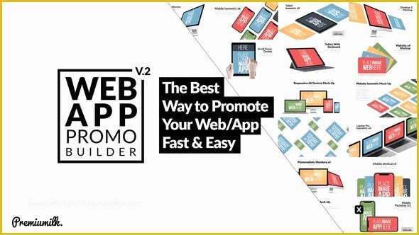 Website Promo after Effects Template Free Of Videohive Web App Promo Builder – Download Free after