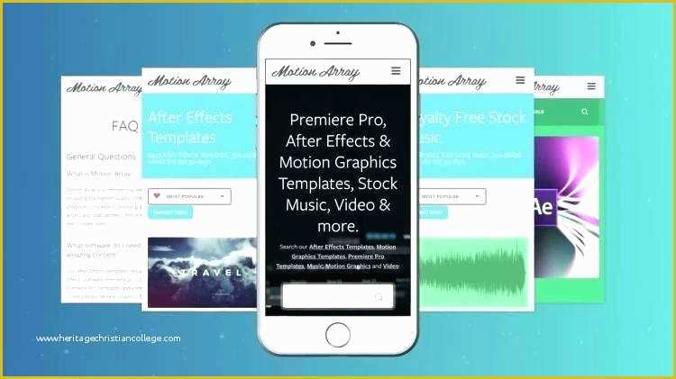 Website Promo after Effects Template Free Of Website Presentation Template after Effects Templates App