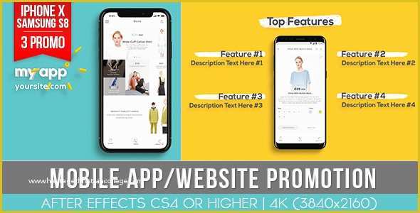 Website Promo after Effects Template Free Of Website Promo after Effects Template Mobile App Website