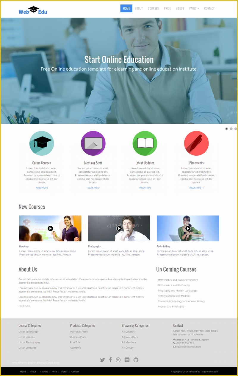 Website Template HTML5 Free Of 10 Best Free Website HTML5 Templates – October 2014