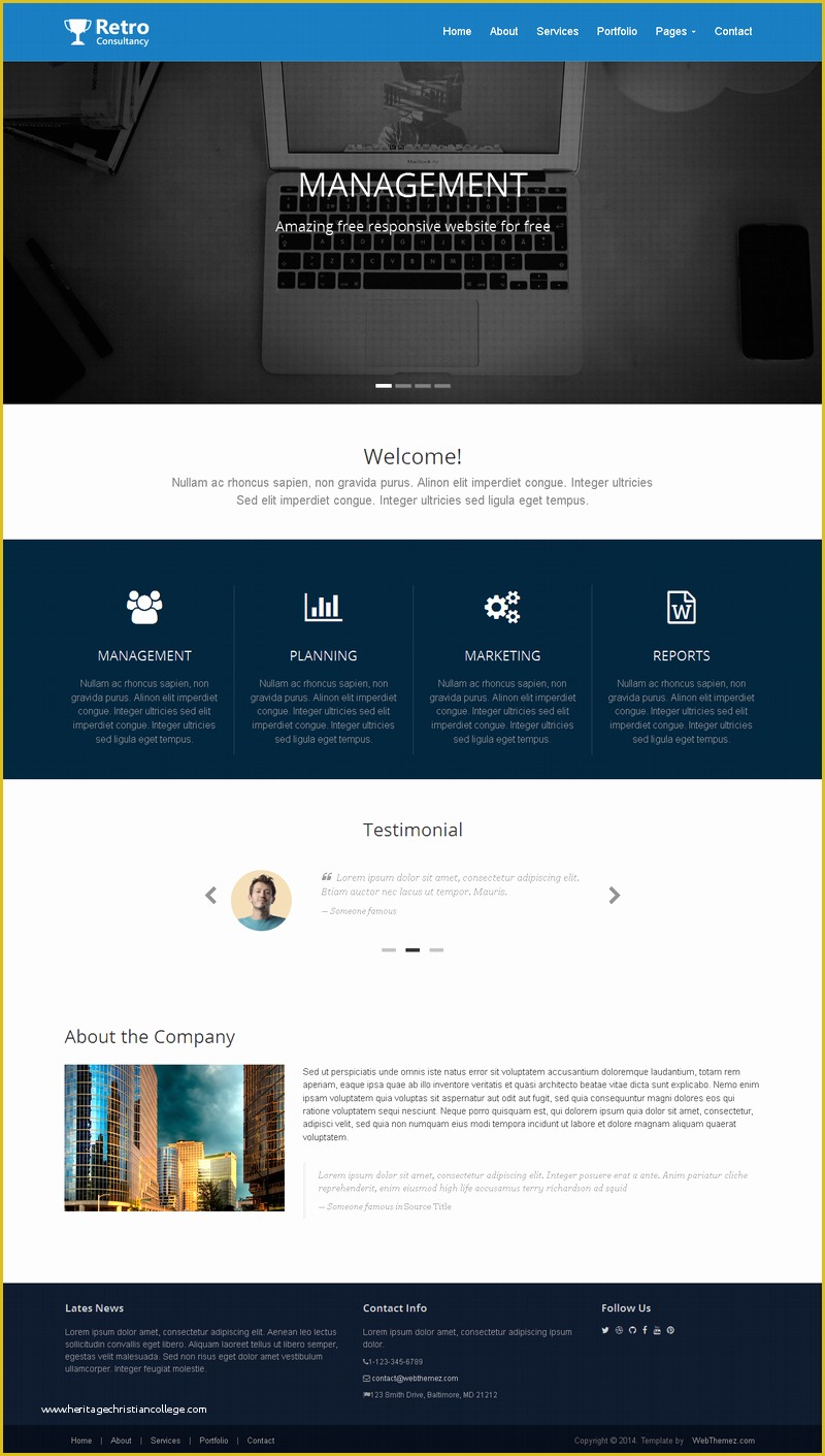 Website Template HTML5 Free Of 10 Best Free Website HTML5 Templates – September 2014