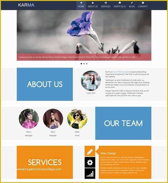 Website Template HTML5 Free Of 70 Free Responsive HTML5 Css3 Website Templates